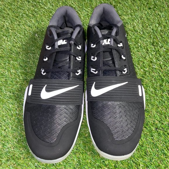 Nike Alpha Menace Turf Low Football Shoe Black White AQ8129-001 Men Sz NEW main image 4
